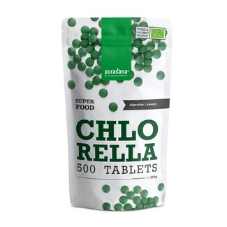 Purasana Chlorella vegan bio 500 comprimidos