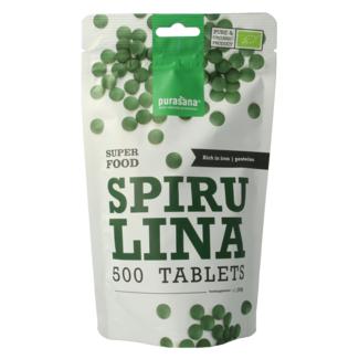 Purasana Purasana Spirulina 500mg Organic 500 Tablets