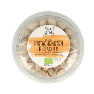 Nice & Nuts Nice & Nuts Pistaches en coque salées grillées bio 150 g