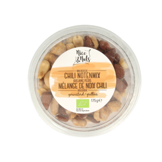 Nice & Nuts Nice & Nuts Chilli nut mix with katjang pedis roasted organic 175 Gram