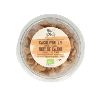 Nice & Nuts Nice & Nuts Noix de cajou grillées caramel sel marin bio 175 g