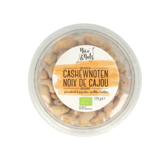 Nice & Nuts Nice & Nuts Cashewkerne mit Meersalz geröstet Bio 175 Gramm