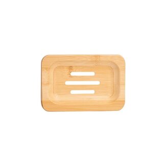 Blokzeep Porte-savon en bambou rectangulaire Blokzeep, 1 pièce