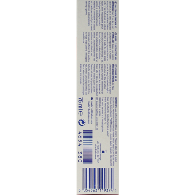 Proglasur fresh mint toothpaste 75 Millilitres