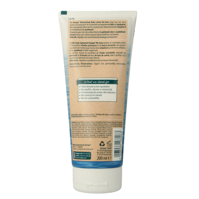 Lozione corpo Me Time 200 Millilitri