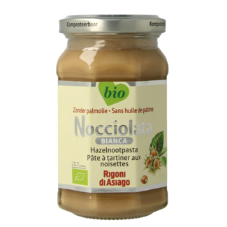 Nocciolata Crema Spalmabile Bianca di Nocciole Biologica 250 Grammi