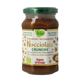 Nocciolata Organic crunchy hazelnut spread 250g