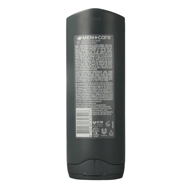 Gel de ducha Dove Men+Care Clean Comfort 250 ml