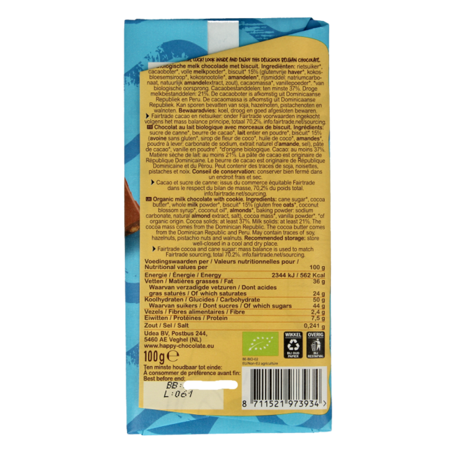 Milch-Keks Bio 100 Gramm