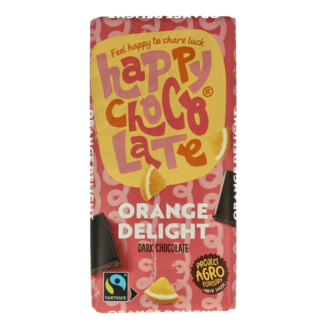 Happy Chocolate Chocolate negro con naranja bio 100 g