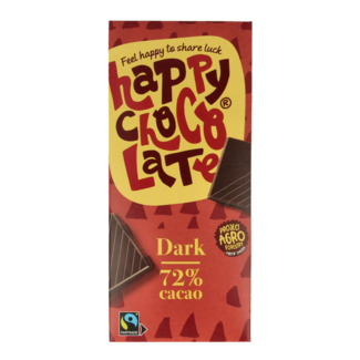 Happy Chocolate Puur 72% bio 85 Gramos