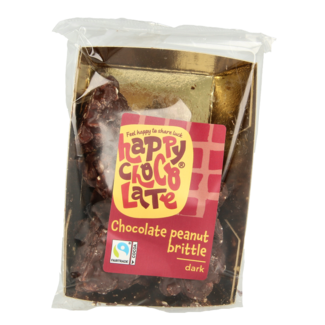 Happy Chocolate Rochers aux arachides chocolat noir bio 150 g