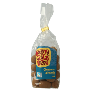 Happy Chocolate Mandorle biologiche al cioccolato e cannella 175 Grammi