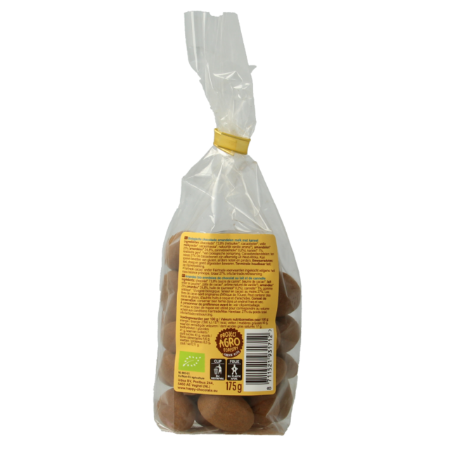 Organic chocolate cinnamon almonds 175g