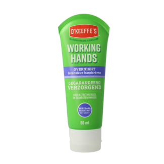 O'Keeffe's Working hands overnight 80 Millilitre