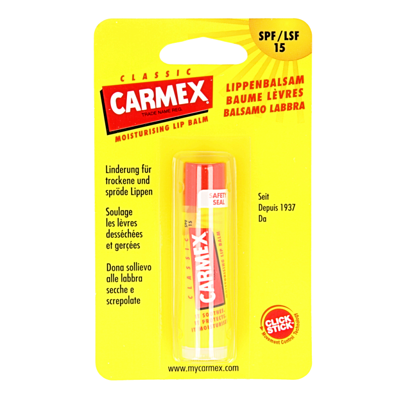 Carmex Bálsamo labial en barra clásico 4300 mg