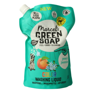 Marcel's Green Soap Colour Laundry Detergent Peach & Jasmine 1 Litre