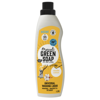 Marcel's Green Soap Wasmiddel universeel vanille & katoen 1 Liter