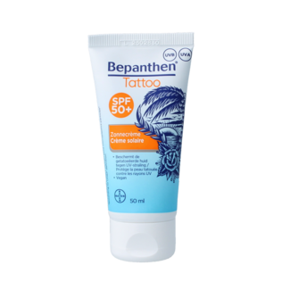Bepanthen Tattoo sunscreen SPF50+ 50 Millilitre