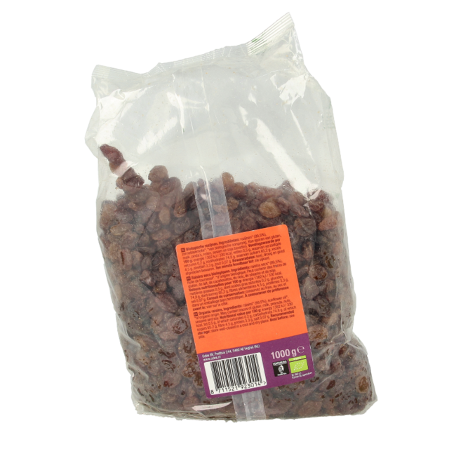 Pasas sultanas bio 1 Kilogramo