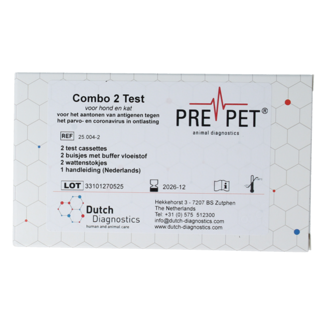 Test Parvo corona chat/chien 2 pièces