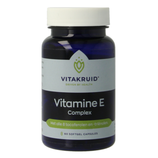 Vitakruid Complejo de Vitamina E 8 tocoferoles y tocotrienoles 60 perlas