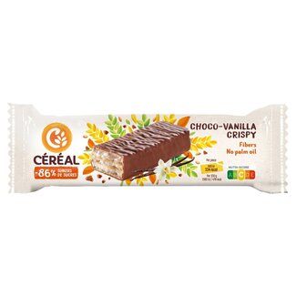 Cereal Riegel Schokolade Vanille Crispy 28 Gramm