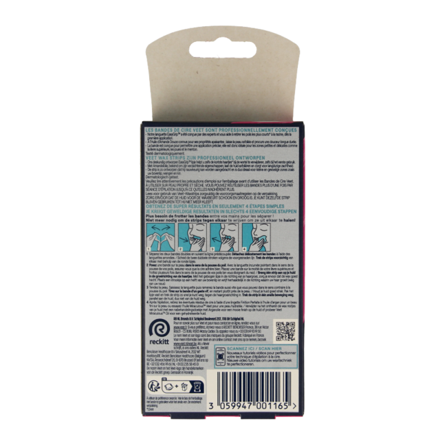 Bandes de cire froide visage Expert 20 pièces