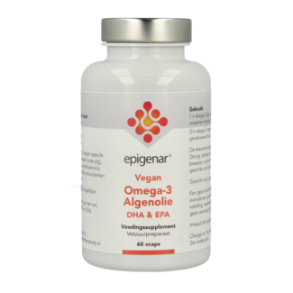 Epigenar Vegan Omega-3 Algae Oil 60 Vegetarian Capsules