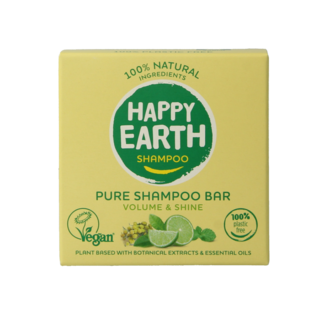 Happy Earth Shampoo bar volume & shine 70 Gram
