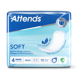 Attends Compresa soft maxi 4 10 unidades