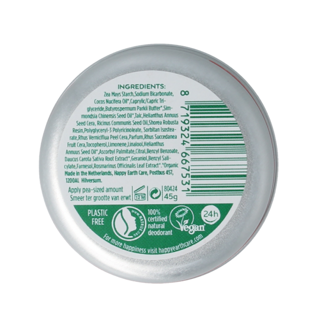 Pure deodorant balm floral patchouli 45 Gram