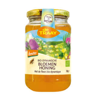 Traay Bloemenhoning bio-dynamisch demeter bio 350 Gram