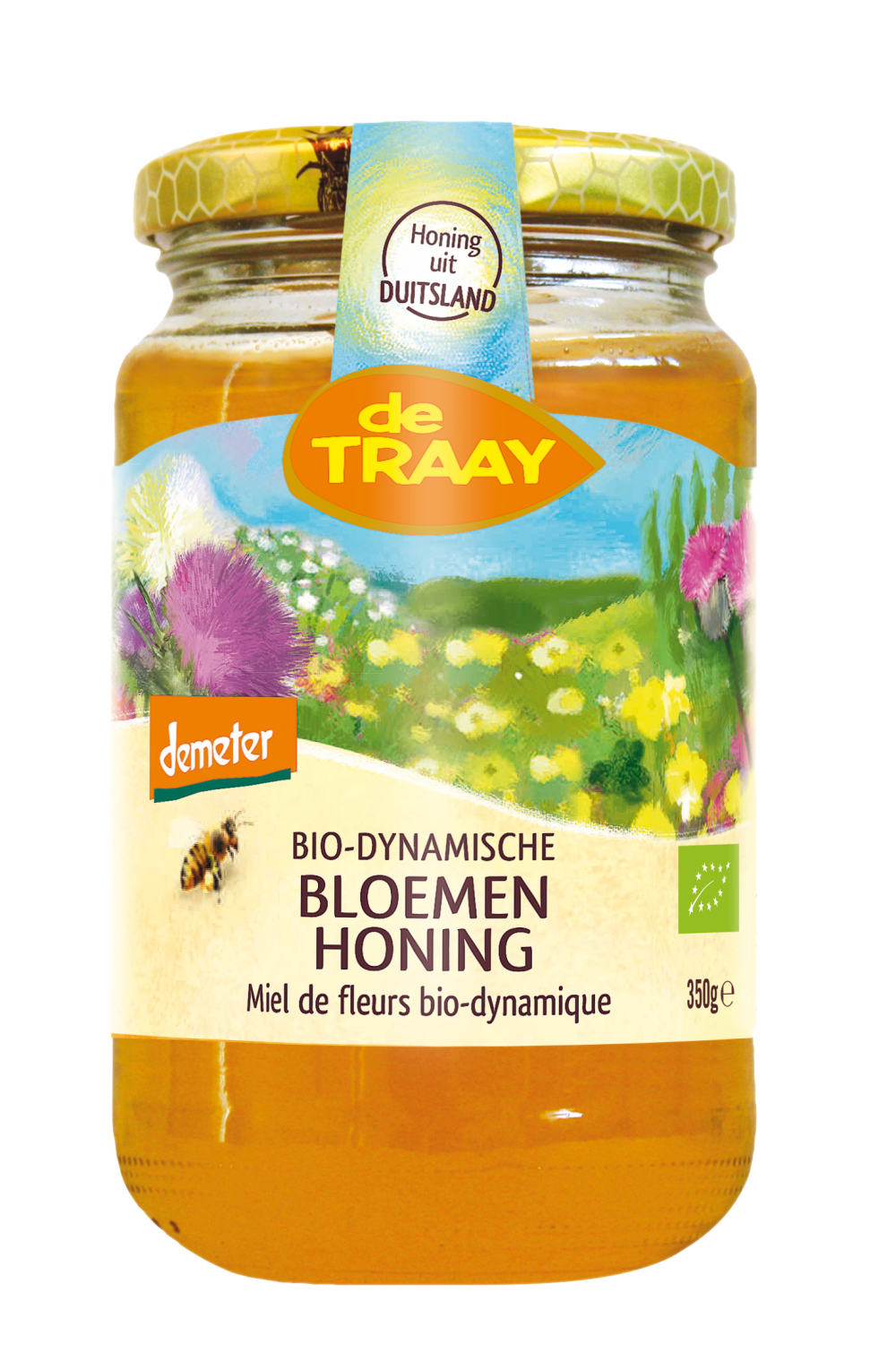 de Traay Bloemenhoning bio-dynamisch demeter bio 350 Gram