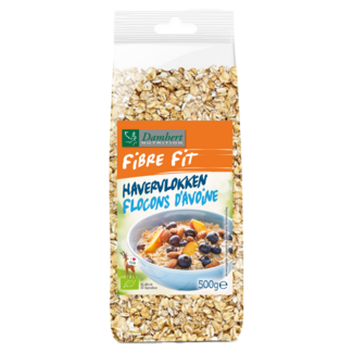 Damhert Fibre fit organic oat flakes 500 Gram
