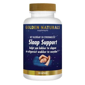 Golden Naturals Slaap support 120 vegetarische Kapseln