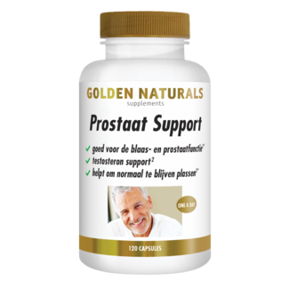 Golden Naturals Prostaat-Unterstützung 120 vegetarische Kapseln