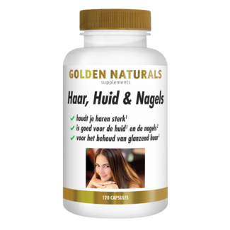 Golden Naturals Włosy, skóra i paznokcie 120 Kapsułek wegetariańskich