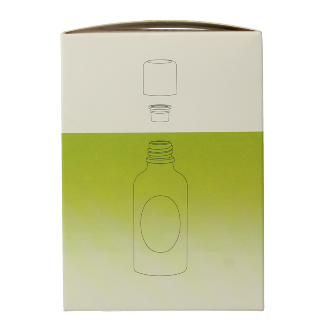 Zestaw pustych butelek 6x50ml z dozownikiem, szkło brązowe, 1 zestaw