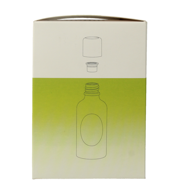 Lot de 6 flacons vides en verre ambré 50 ml avec bouchon verseur