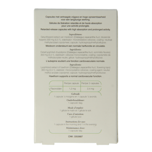 Crateagus oxyacantha 17-S 30 Gélules