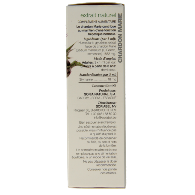 Extrait de Silybum marianum 50 ml