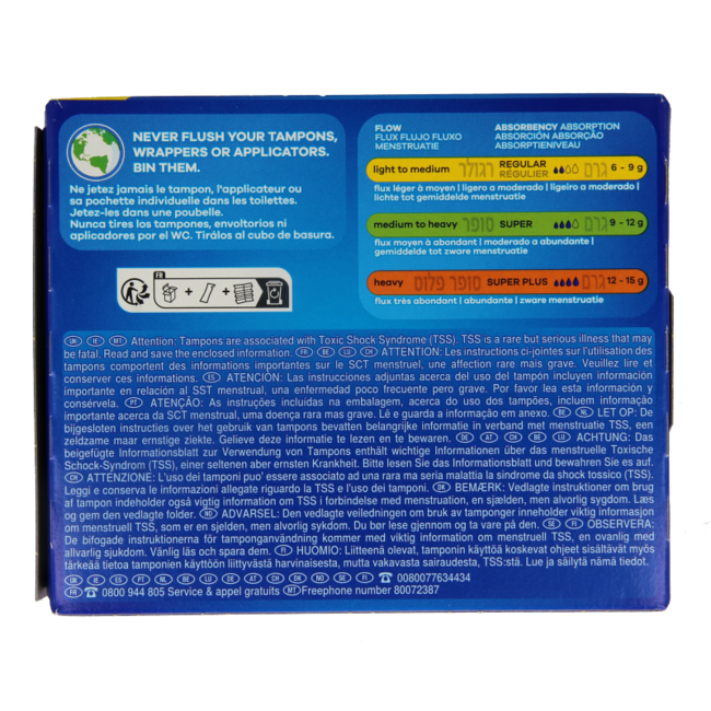 Tampons regular 20 pieces