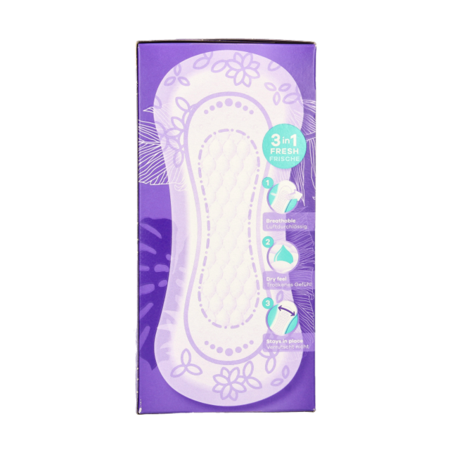 Daily fresh panty liners normal 58 pieces