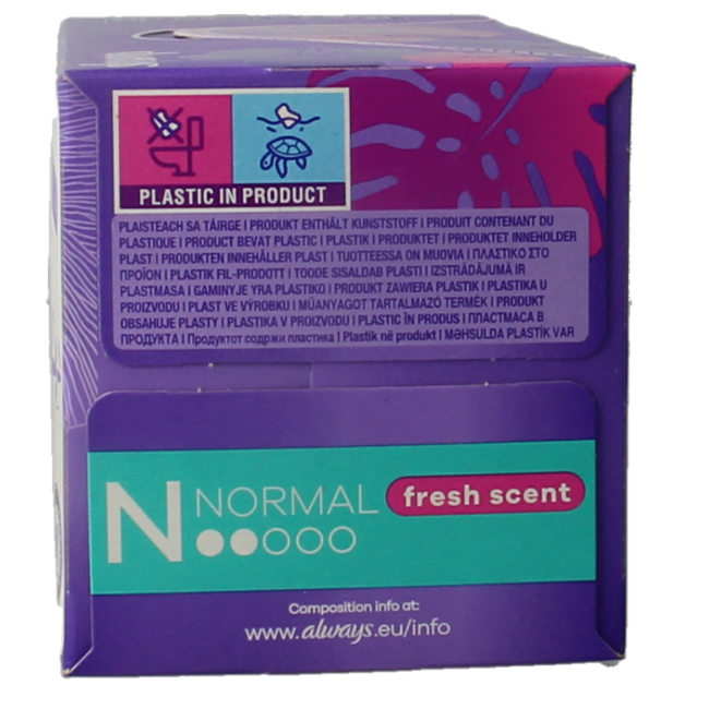 Daily fresh panty liners normal & scent 30 Pieces