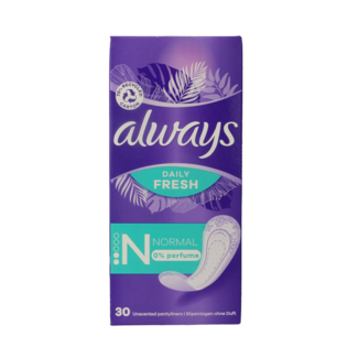 Always Wkładki higieniczne Daily Fresh Normal 30 sztuk