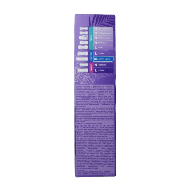 Salvaslips daily protect extra long 22 unidades
