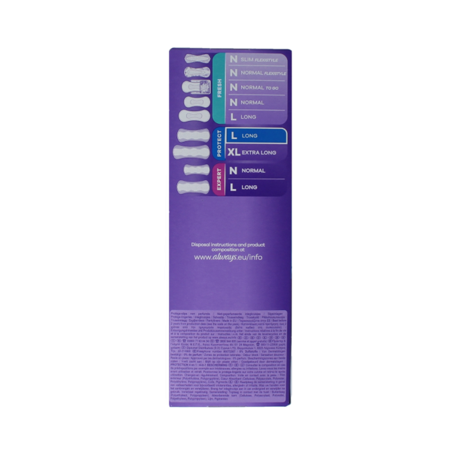 Inlegkruisjes daily protect long 26 Stuks