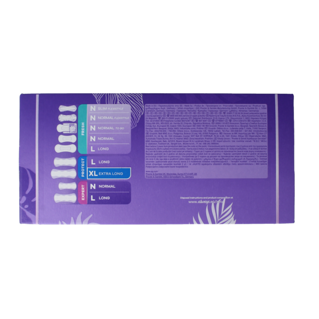 Inlegkruisjes daily protect extra long  42 Stuks