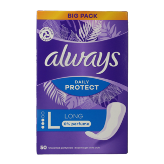 Always Inlegkruisjes daily protect long 50 Stück